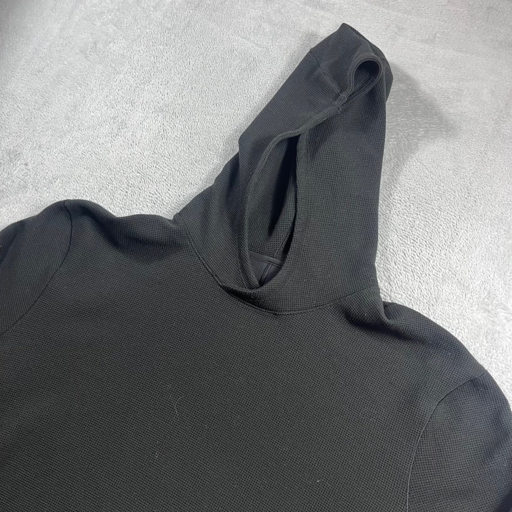Lululemon At Ease Hoodie Mens Black Heathered Ease The Day Pullover M3DBIS